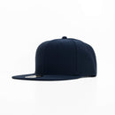 Clay 6 Panel Polyester Cap with Flat Visor