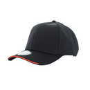 Baker 6-Panel Cap with Cotton Twill Contrast Piping