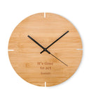 Bamboo Wall clock
