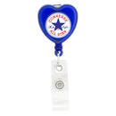 Heart Shaped Retractable Badge Holder