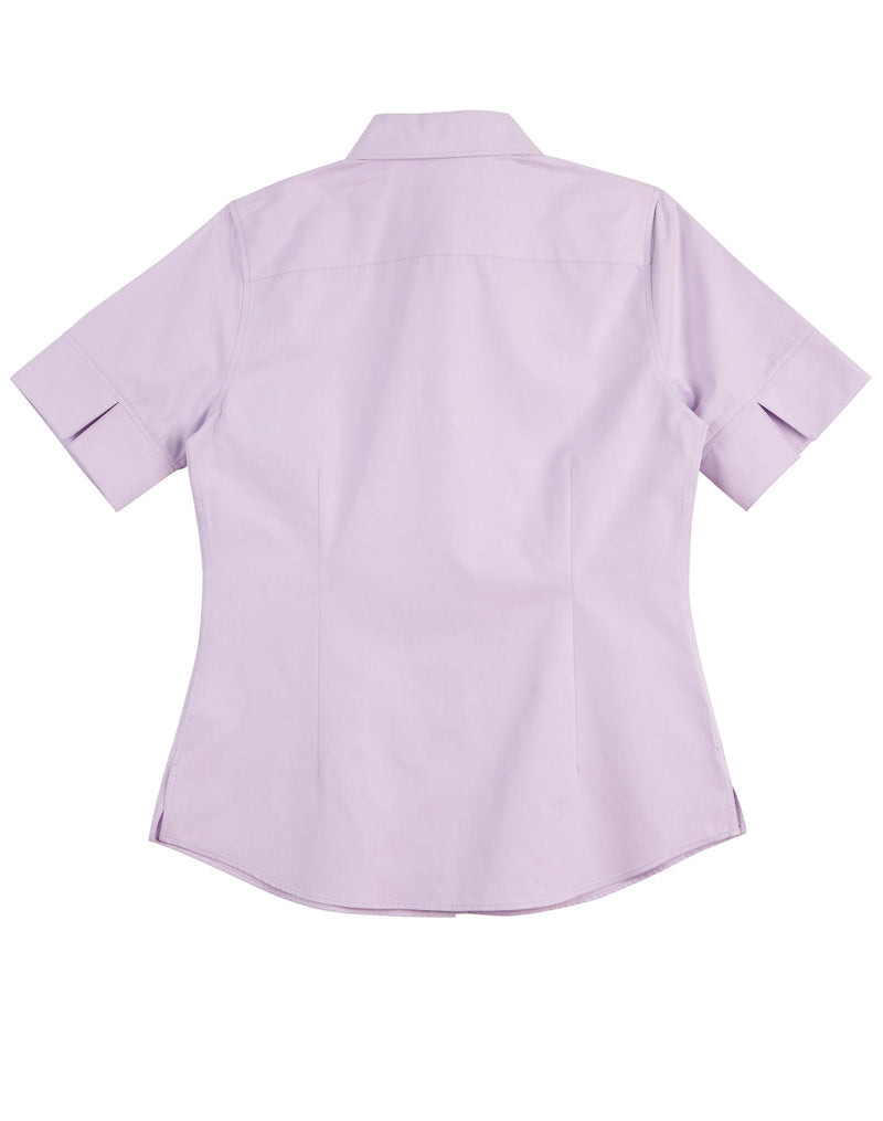 M8040S Women's CVC Oxford Short Sleeve Shirt