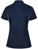 PS94 LADIES SUSTAINABLE POLY/COTTON CONTRAST SS POLO