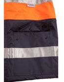 SW50 HI-VIS LONG LINE JACKET POLAR WITH FLEECE LINING