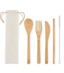 Bamboo re-usable Cutlery Set