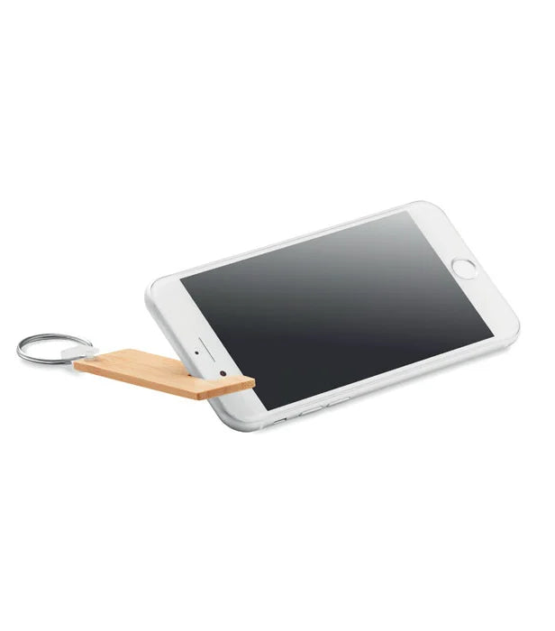 Keyring with phone stand