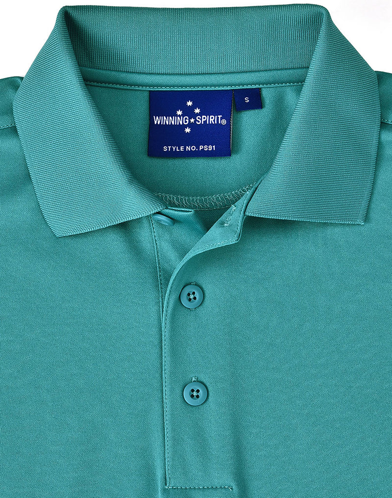 PS91 MENS SUSTAINABLE POLY/COTTON CORPORATE SS POLO