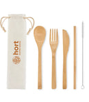 Bamboo re-usable Cutlery Set