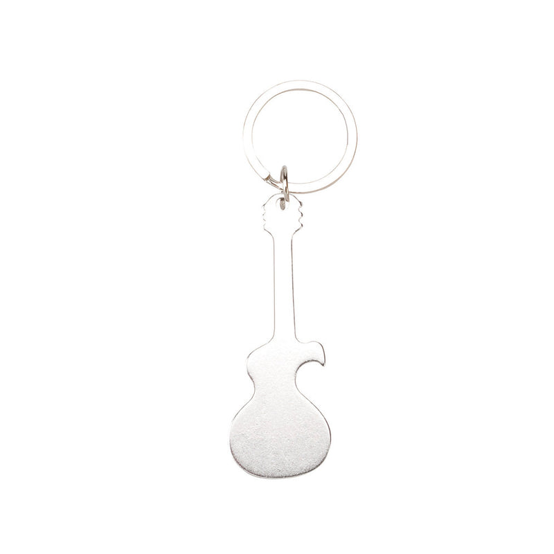 Guitar-shaped keychain