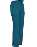 M9720 LADIES SEMI-ELASTIC WAIST TIE SOLID COLOUR SCRUB PANTS