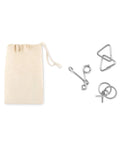 Set of 3 Metal Brain Teasers