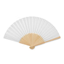 Bamboo hand fan with Paper Fabric