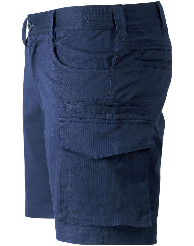 WP27 UNISEX COTTON STRETCH RIP-STOP WORK SHORTS