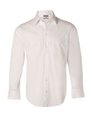 M7020L Men's Cotton/Poly Stretch Long Sleeve Shirt