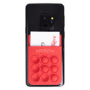 Popper Stress Reliever Silicone Phone Wallet
