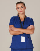 M7640 LADIES SCRUB TOP