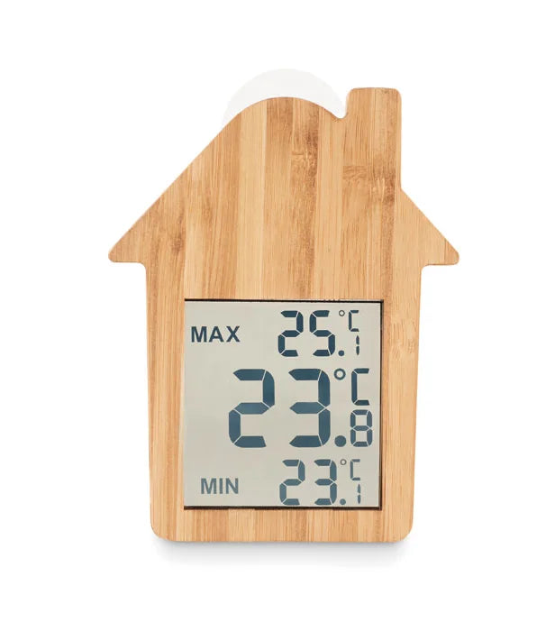 House-shaped weather station