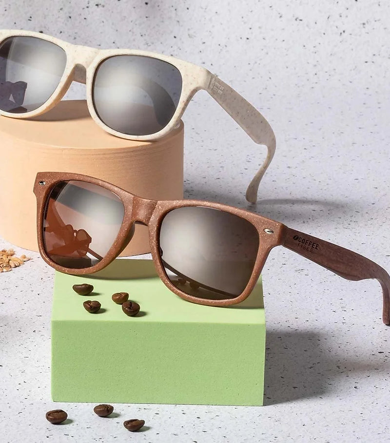 Sunglasses with Coffee Fiber Frame