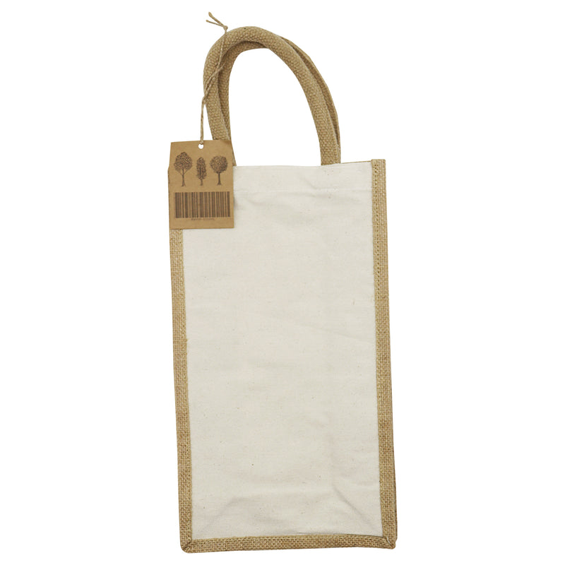 Jute Double Wine Bag