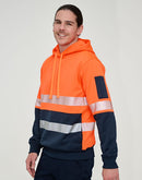SW88 HI-VIS TWO TONE SAFETY HOODIES WITH SEGMENTED TAPES
