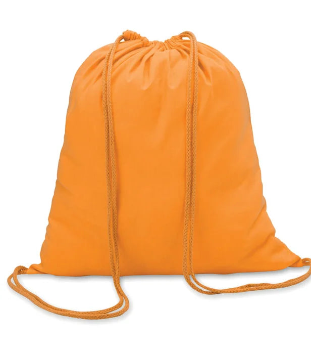 Colored Cotton Drawstring Bag