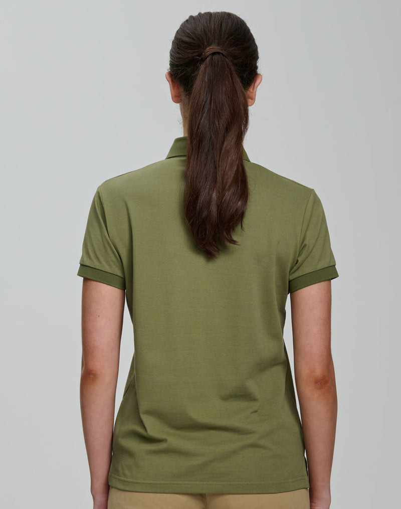 PS72 Ladies Ultrafine Cotton Pique Short Sleeve Polo