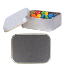 LL33016.M&M's in Silver Rectangular Tin