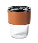 Take away design glass cup - 400ml