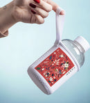 Flaber Glass Bottle with Colour pouch