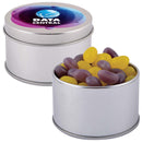 LL3403.Corporate Colour Mini Jelly Beans in Silver Round Tin