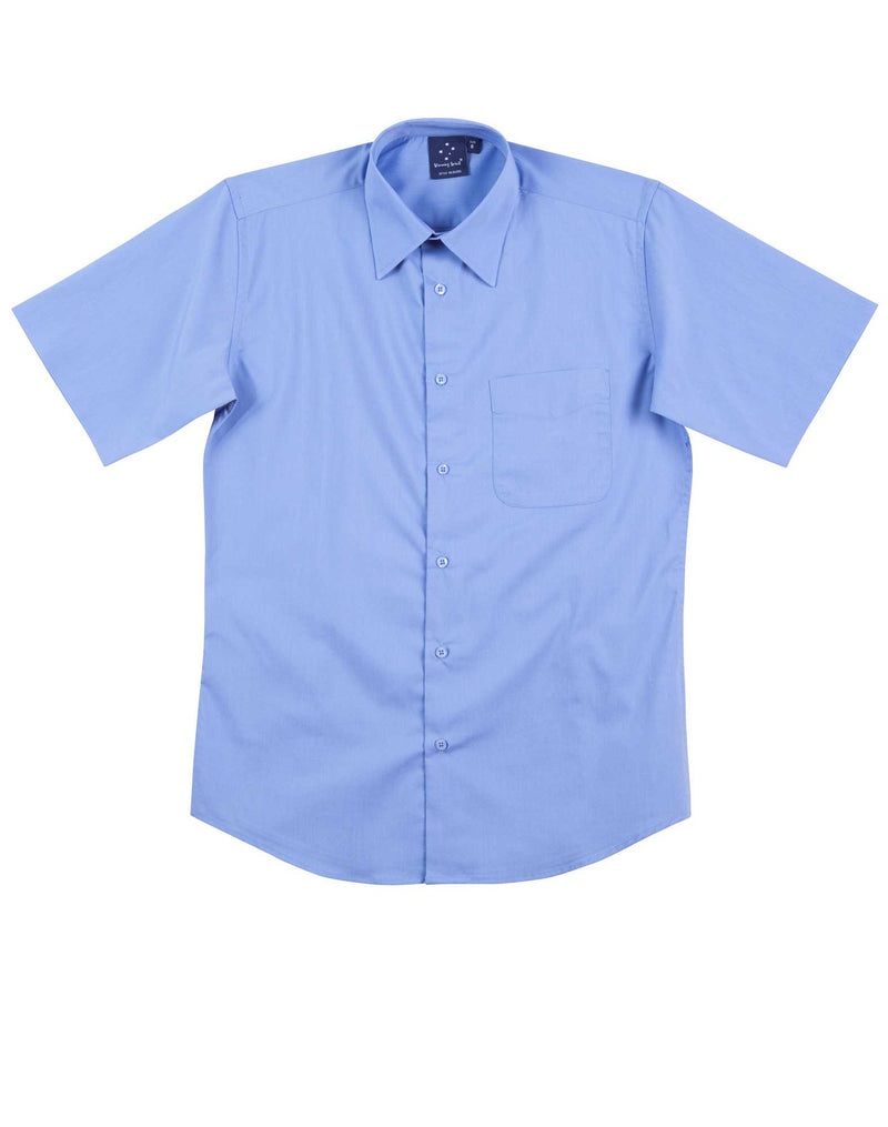 BS08S Men's Telfon Executive Short Sleeve Shirt