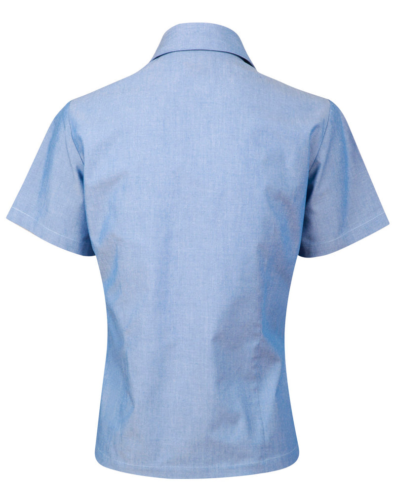 BS05 Ladies Chambray Short Sleeve