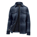 CJK-1W.Women's Highland Sherpa Lined Plaid Jacket