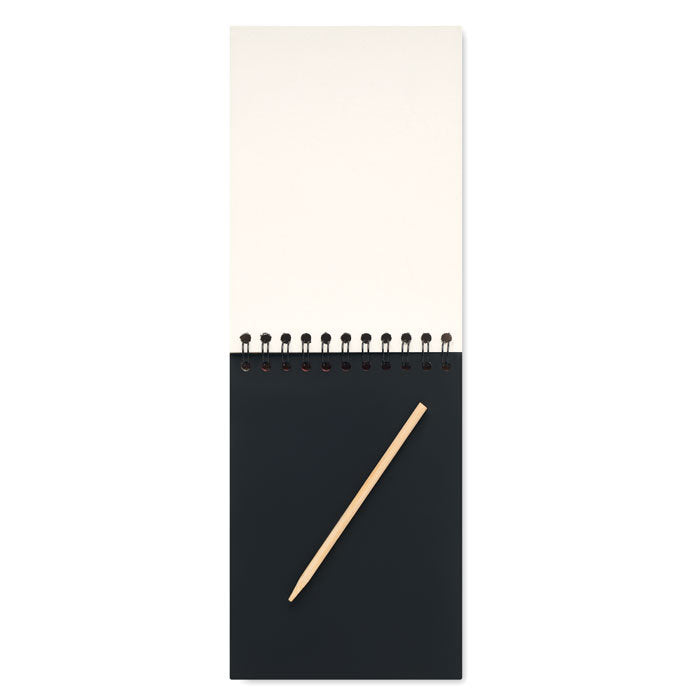 Scratching Notebook and Pen