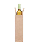 One Bottle Jute Wine Bag