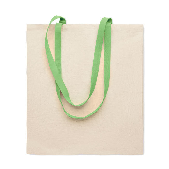 Coloured Handles Cotton Tote