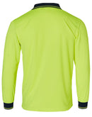 SW05TD High Visibility Long Sleeve Polo