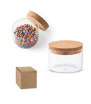 Spice 380ml Glass Jar with Cork Lid