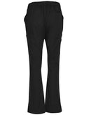 M9720 LADIES SEMI-ELASTIC WAIST TIE SOLID COLOUR SCRUB PANTS