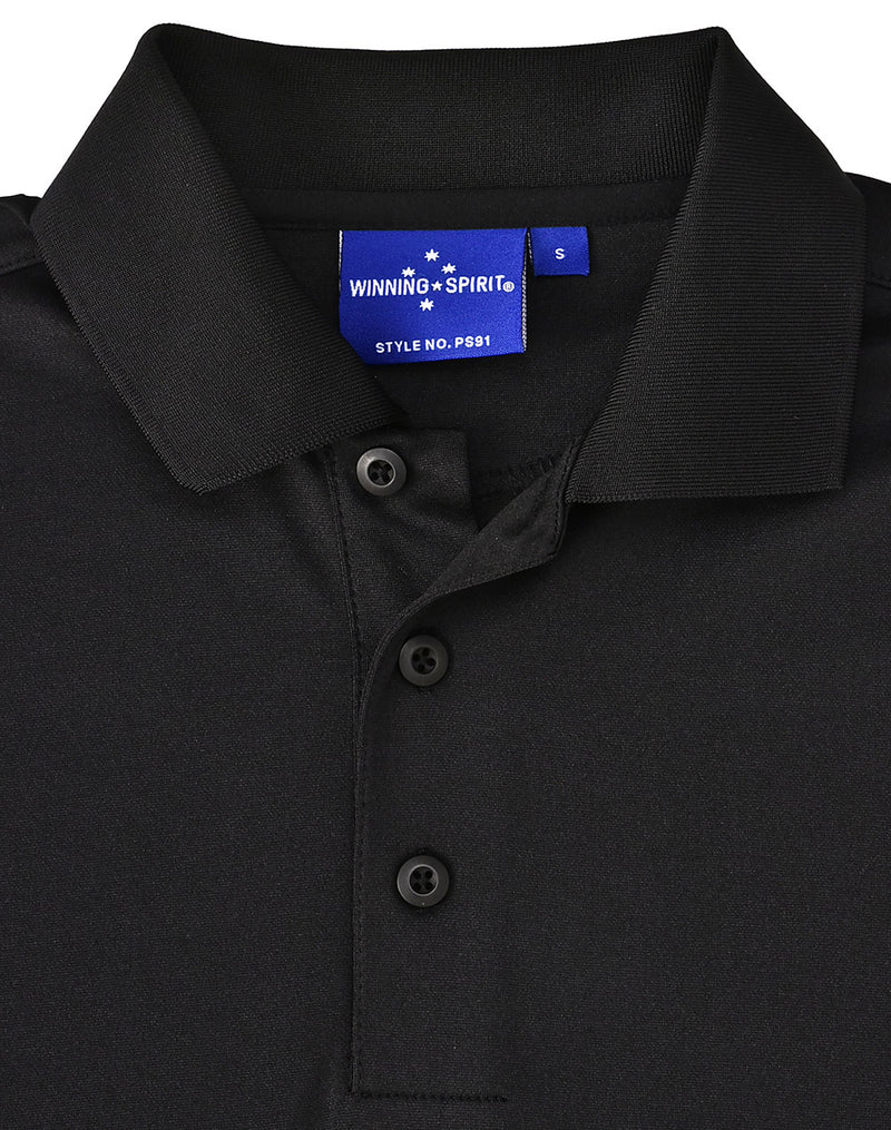 PS91 MENS SUSTAINABLE POLY/COTTON CORPORATE SS POLO