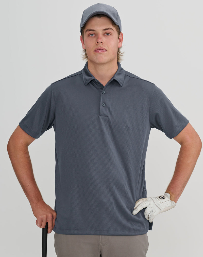 CH52 POLYESTER JACQUARD TEXTURE 5 PANEL CAP