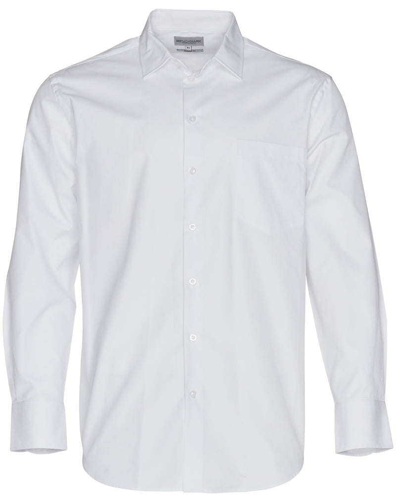 M7040L Men's CVC Oxford Long Sleeve Shirt