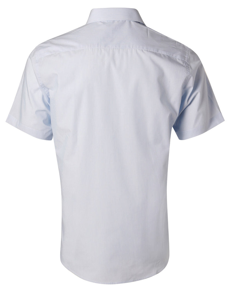 M7211 Men's Fine Stripe Short Sleeve Shirt