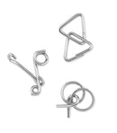 Set of 3 Metal Brain Teasers