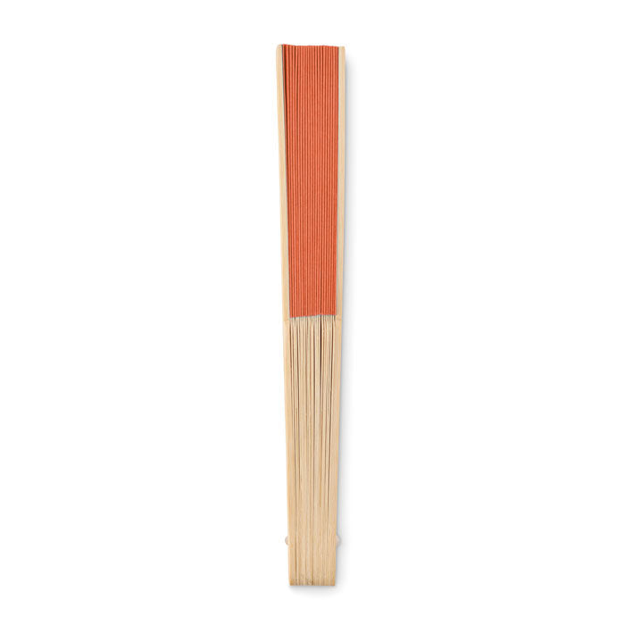 Bamboo hand fan with Paper Fabric