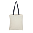 Accent Cotton Tote Bag with Coloured Handles