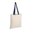 Accent Cotton Tote Bag with Coloured Handles
