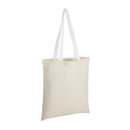 Accent Cotton Tote Bag with Coloured Handles