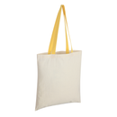 Accent Cotton Tote Bag with Coloured Handles