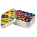 LL33016.M&M's in Silver Rectangular Tin