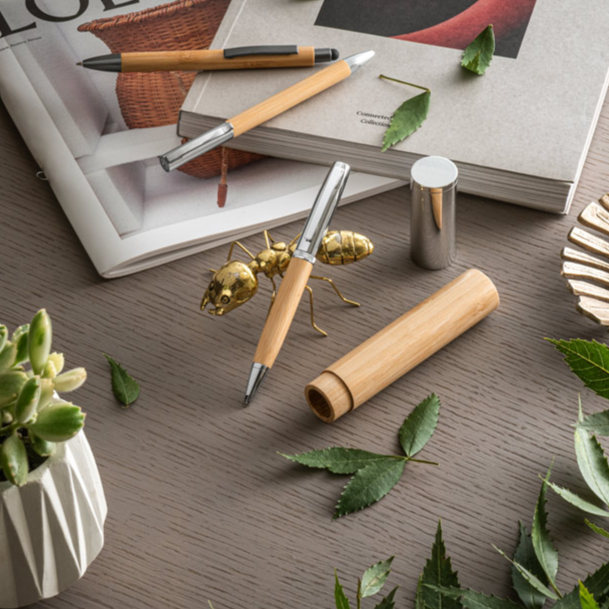 Fuji Bamboo and Metal Pen